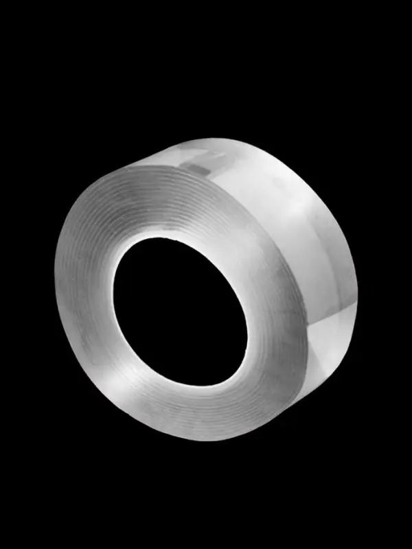 Клейкая нано лента TORSO, прозрачная, двусторонняя, акриловая 15 мм &times; 3 м