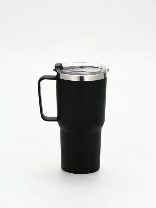 Термокружка "Стань бодрее", 500мл, черная