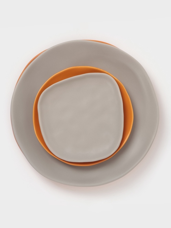 Тарелка Magistro "Potter" 26см 26х3 цвет оранжевый