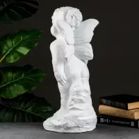 Фигура гипс &laquo;Эльфина&raquo;, белая, 23&times;27&times;51 см