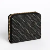 Кошелёк на молнии &laquo;Сердце&raquo;, чёрный