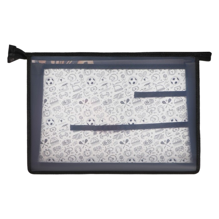 Папка для труда А4, молния сверху, пластиковая, ПТР-22, для мальчика, Calligrata  Папка для труда А4, молния сверху, пластиковая, ПТР-22, для мальчика, Calligrata "Тачка Panic"