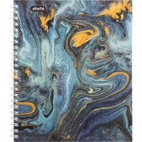 Бизнес-тетрадь А5,96л,кл,греб,ламин.обл. Attache Selection FluidБирюзовый