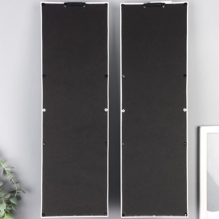 Подсвечник пластик, стекло на 1 свечу Подсвечник пластик, стекло на 1 свечу "Зеркальные узоры" набор 2 шт d-4 см белая 8х13х40 см 906886