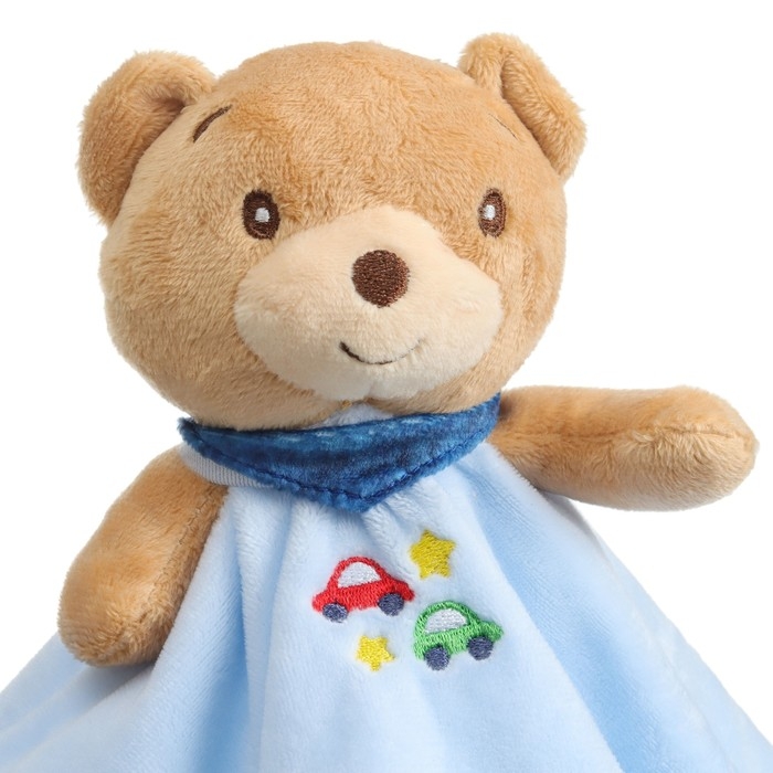 Комфортер - игрушка «Мишка», погремушка, цвет голубой, Mum&Baby Комфортер - игрушка «Мишка», погремушка, цвет голубой, Mum&Baby