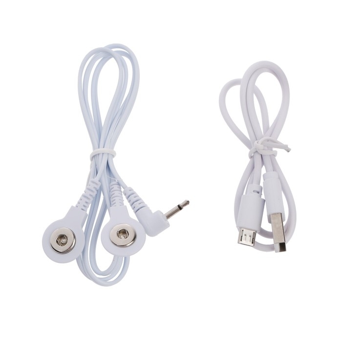 Массажёр для шеи Luazon LEM-50, 4 Вт, 4 режима, USB (в комплекте), АКБ, белый