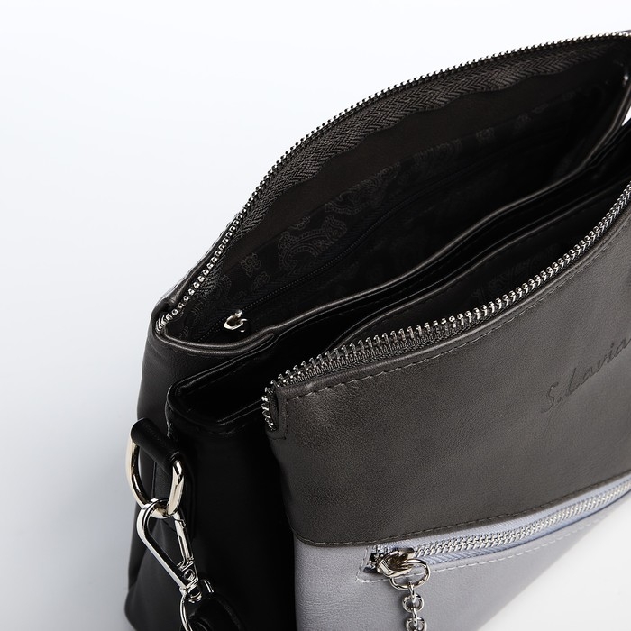 Сумка кросс-боди на молнии, цвет серый Сумка кросс-боди на молнии, цвет серый