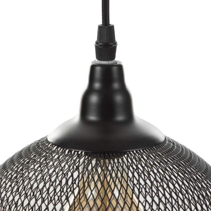 Светильник BayerLux Светильник BayerLux "Шар" 1х40Вт E27 черный 22х22х110 см.