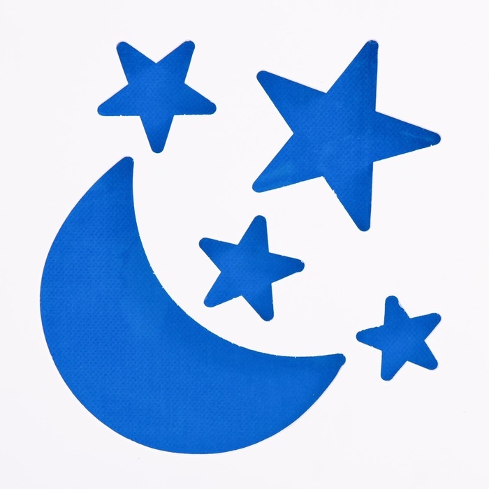 Ночник Ночник "Звездный" LED от батареек 3хААА USB синий 15х15х15см RISALUX