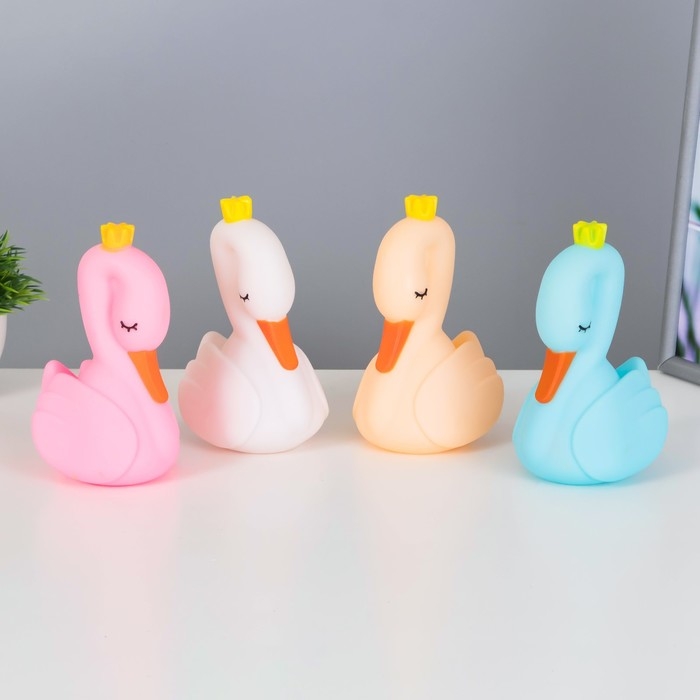 Ночник Ночник "Лебедь" LED МИКС7х8,5х14 см RISALUX