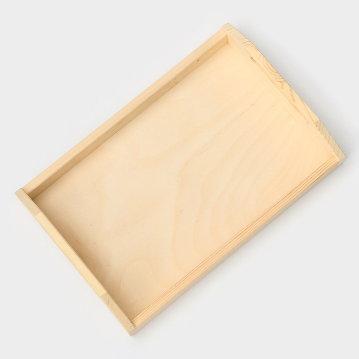 Поднос деревянный Доляна «Под роспись», 30×20×6 см, сосна Поднос деревянный Доляна «Под роспись», 30×20×6 см, сосна