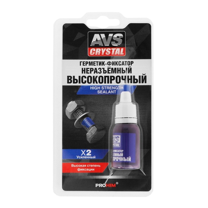 Герметик-фиксатор AVS AVK-133, неразъёмный, высокопрочный, 6 мл Герметик-фиксатор AVS AVK-133, неразъёмный, высокопрочный, 6 мл