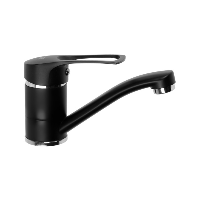 Смеситель для кухни ZEIN Z3823, однорычажный, длина излива 15 см, картридж 35 мм, черный Смеситель для кухни ZEIN Z3823, однорычажный, длина излива 15 см, картридж 35 мм, черный