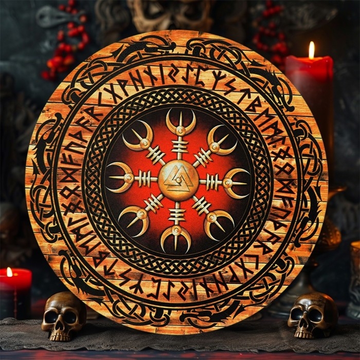 Диагностическая доска для гаданий на рунах, d=27 см Диагностическая доска для гаданий на рунах, d=27 см