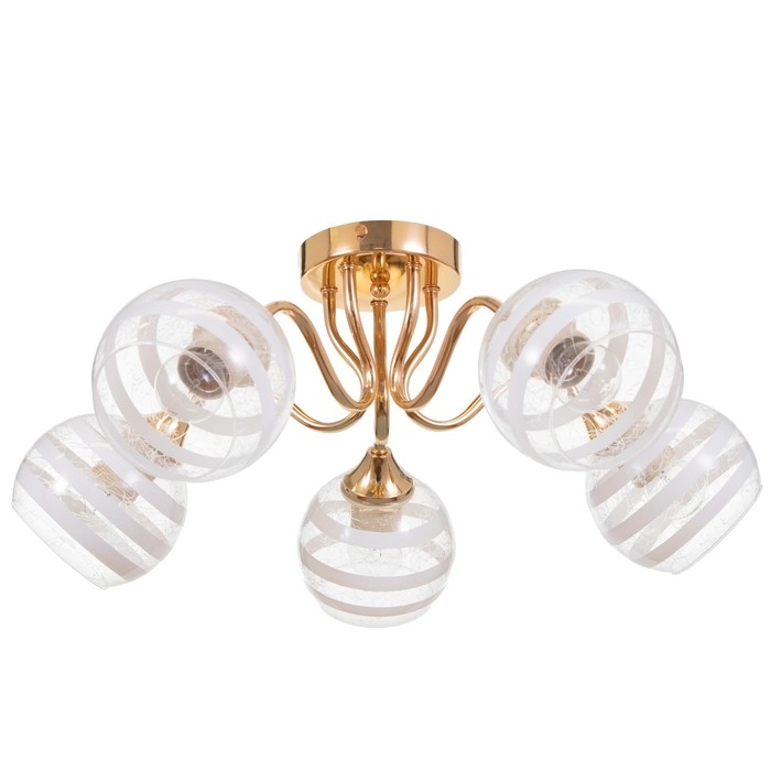 Люстра ГАЛЛОП Люстра ГАЛЛОП "Луиза" 5х60Вт Е27 золото