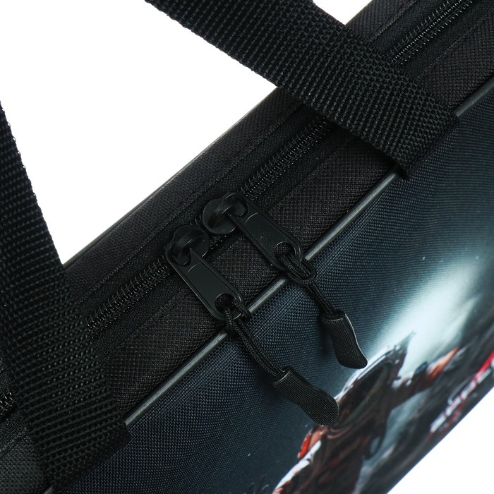 Папка с ручками текстильная А4, 370 х 280 х 60 мм, Stavia Папка с ручками текстильная А4, 370 х 280 х 60 мм, Stavia "Космонавт"