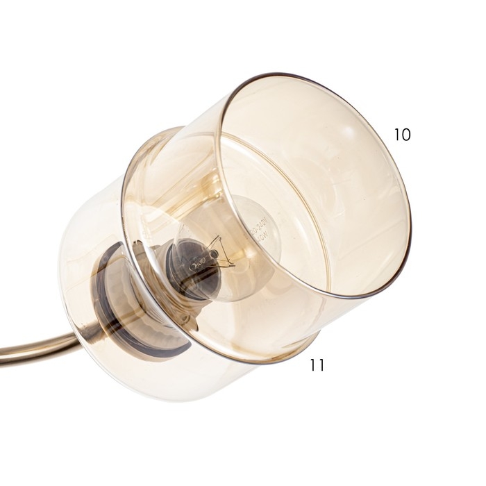 Люстра Люстра "Фокс" 5хЕ27 40Вт золото 58х58х27 см