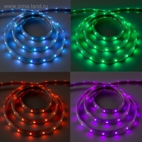 Светодиодная лента Ecola 14 × 7 мм, 10 м, IP68, SMD5050, 30 LED/м, 7.2 Вт/м, 220 В, RGB