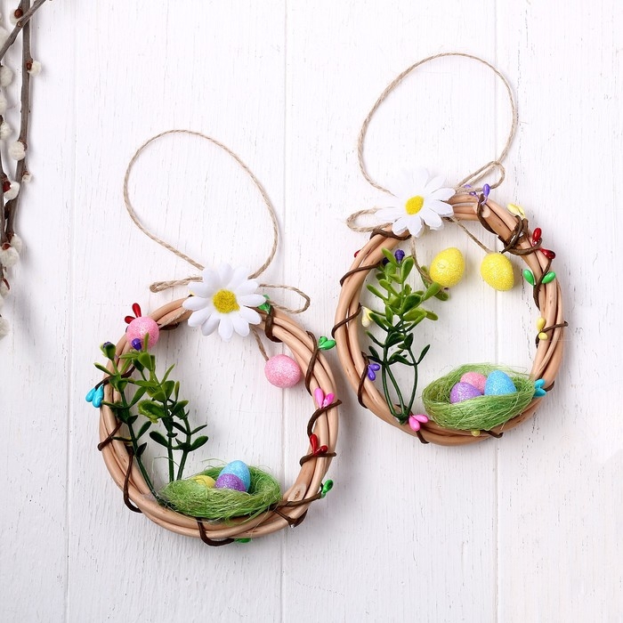 Декор «Пасхальный венок» МИКС Декор «Пасхальный венок» МИКС