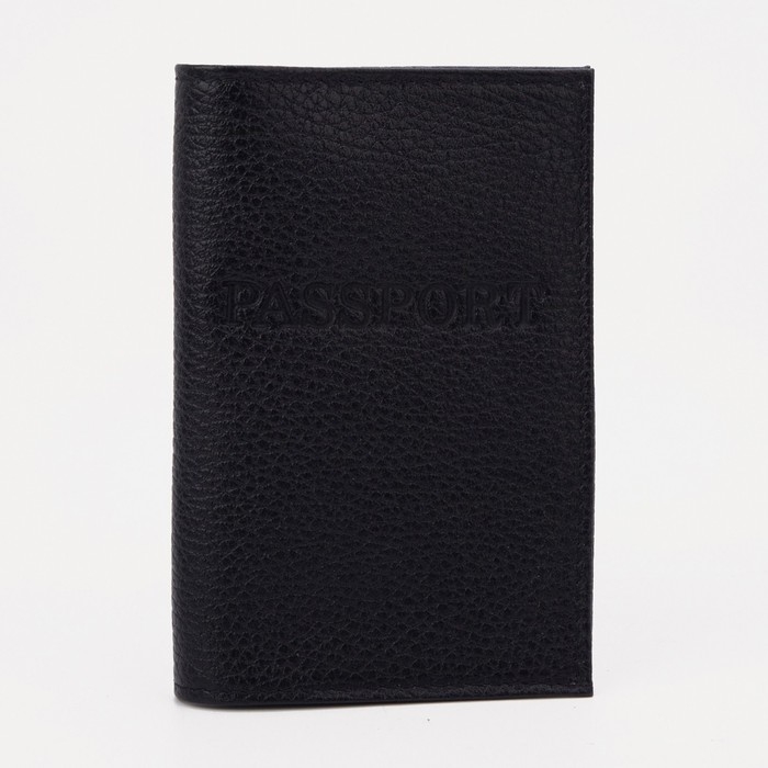 Обложка для паспорта, цвет чёрный Обложка для паспорта, цвет чёрный