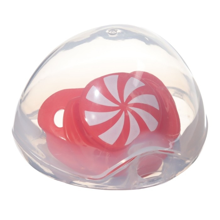 Соска - пустышка силиконовая новогодняя «Карамелька», ортодонтическая, от 6 мес., в контейнере, Крошка Я Соска - пустышка силиконовая новогодняя «Карамелька», ортодонтическая, от 6 мес., в контейнере, Крошка Я