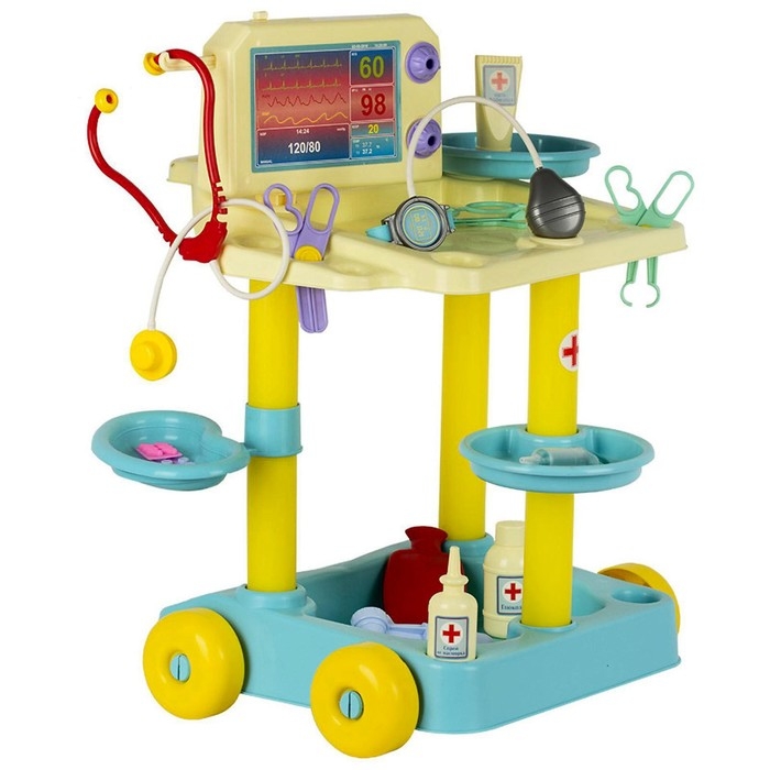 Игровой набор «Доктор» на тележке, 23 предмета Игровой набор «Доктор» на тележке, 23 предмета