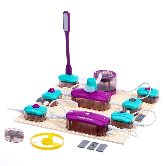 Электронный конструктор, 25 деталей, 48 схем Электронный конструктор, 25 деталей, 48 схем