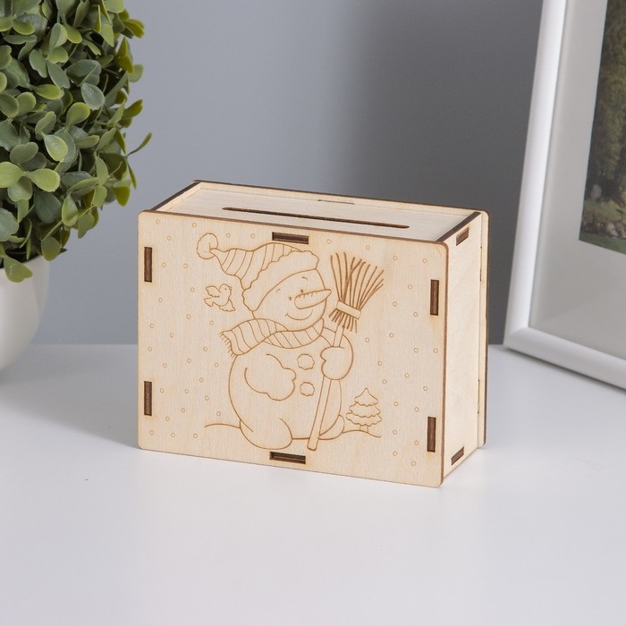 Копилка  Копилка "Снеговик" 13х10х5 см