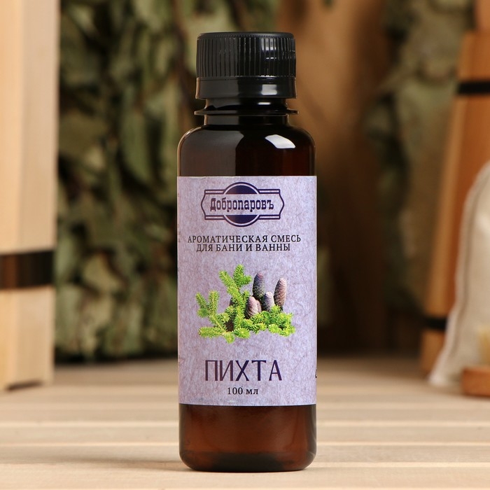 Ароматизатор для бани и ванны «Пихта», натуральная, 100 мл,  Ароматизатор для бани и ванны «Пихта», натуральная, 100 мл, "Добропаровъ"
