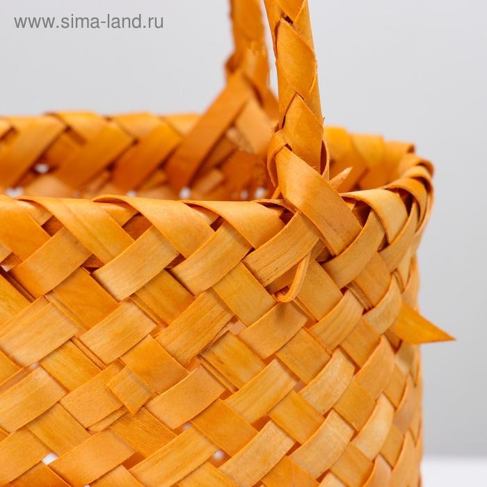 Корзина плетеная, секвойя, 25 x 15 x 21/33см, натуральный Корзина плетеная, секвойя, 25 x 15 x 21/33см, натуральный