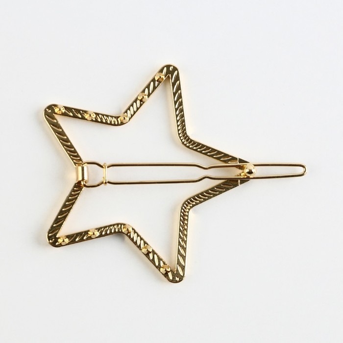 Заколка для волос формовая «Ты рождена сиять», 6 х 2 см Заколка для волос формовая «Ты рождена сиять», 6 х 2 см