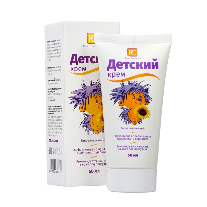 Детский крем ФармГрупп с Д-пантенолом, 50 мл Детский крем ФармГрупп с Д-пантенолом, 50 мл