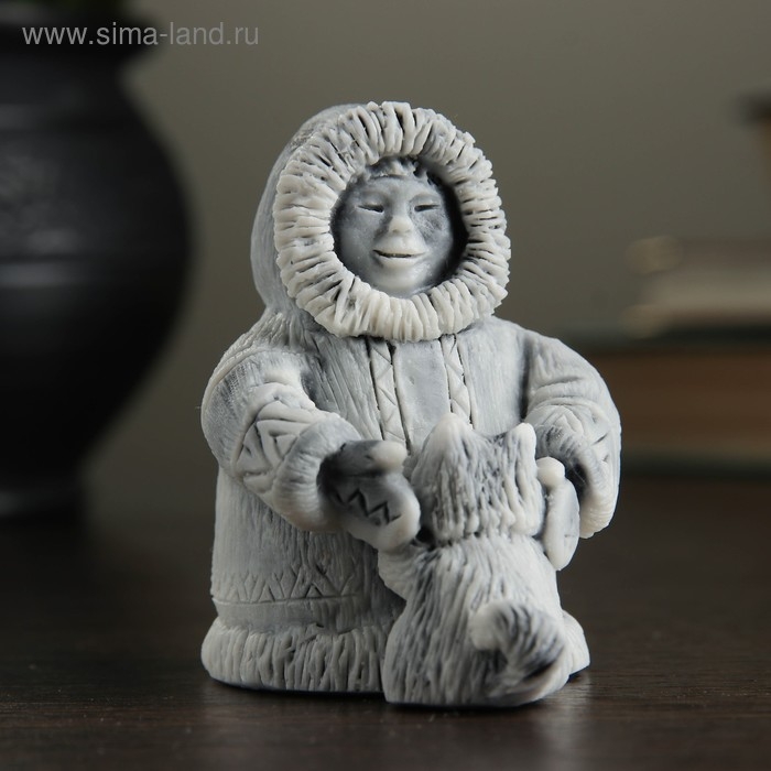 Сувенир Сувенир "Ребенок со щенком" 5,5см