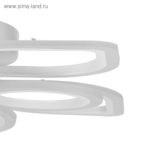 Люстра с ПДУ 671135/8 LED 160Вт диммер 3 режима 3000-6000К белый 51х51х12,5 см BayerLux