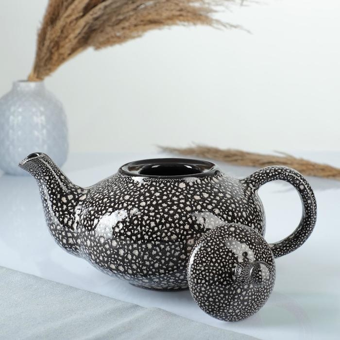 Чайник Чайник "Кроха средний" 1л / 13х14см, мрамор