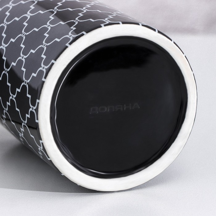 Дозатор для жидкого мыла Доляна «Марокко», 380 мл, цвет чёрный Дозатор для жидкого мыла Доляна «Марокко», 380 мл, цвет чёрный