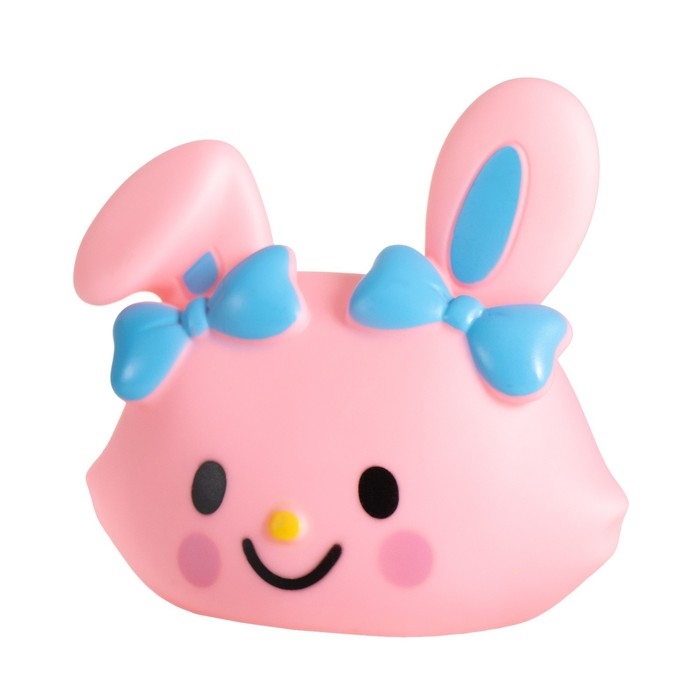 Ночник Ночник "Ушастик с бантиком" LED 1Вт 3хLR44 розовый 14х7х12,5см RISALUX