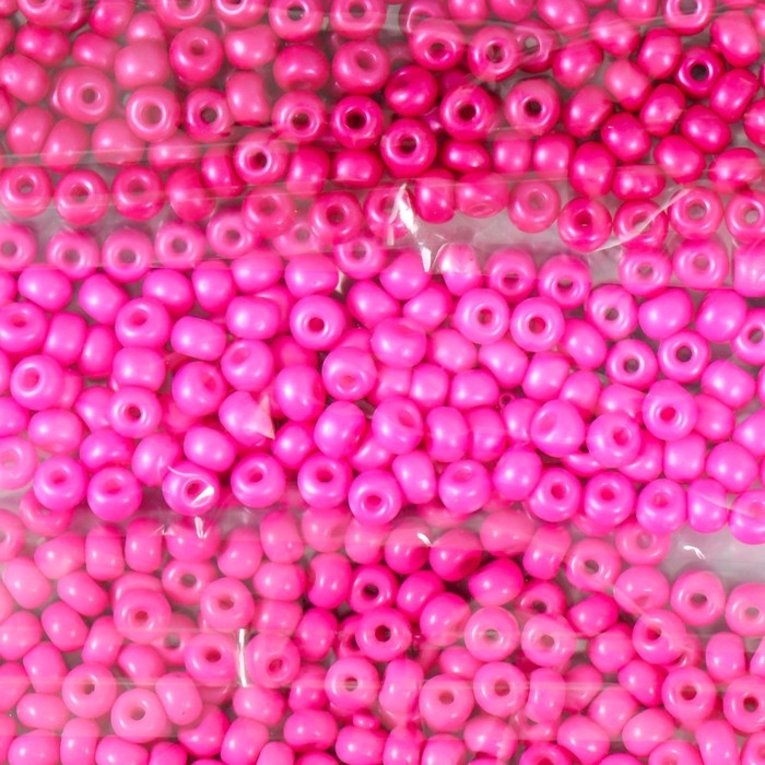 Бисер круглый 6/0  Бисер круглый 6/0 "Розовый закат" 6 цветов х 10 гр 20х8 см