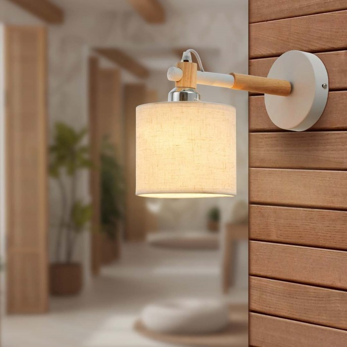 Бра 1070/1WT E27 60Вт белый 25х15х18 см