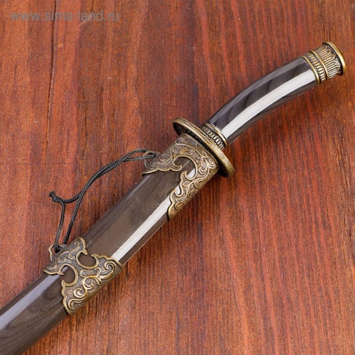 Сув. изделие катаны 2в1 на подставке, ножны дерево, шоко 18/23,5см