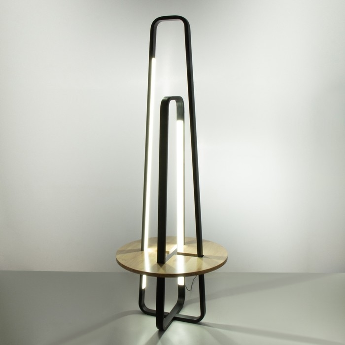 Торшер  Торшер "Лоути" LED 44Вт 4000К черный 60х60х160см