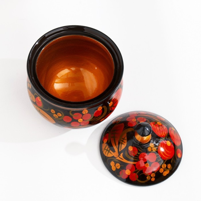 Солонка «Ягодка», 9×6,5 см, хохлома Солонка «Ягодка», 9×6,5 см, хохлома