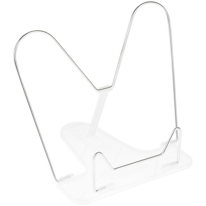 Подставка для книг пластиковая, Стамм Cristal, прозрачная Подставка для книг пластиковая, Стамм Cristal, прозрачная