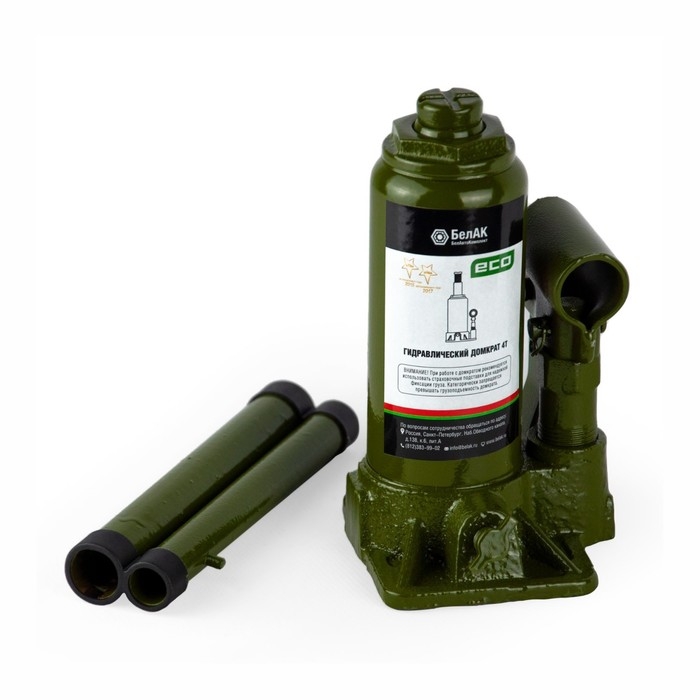 Домкрат гидравлический  Домкрат гидравлический "БелАК" ECO БАК.70013, подъем/подхват 308/158 мм, 4 т