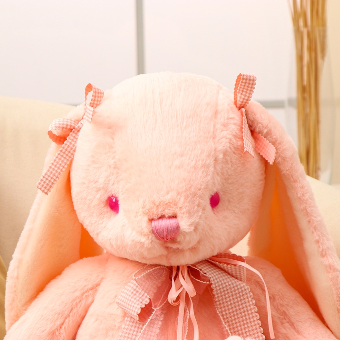 Мягкая игрушка «Зайка», с бантиками, 60 см, цвет МИКС Мягкая игрушка «Зайка», с бантиками, 60 см, цвет МИКС