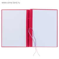 Папка "Курсовая работа" А4, бумвинил, гребешки/сутаж, (без бумаги) красная 10КР01