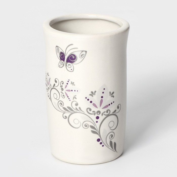 Набор аксессуаров для ванной комнаты Доляна «Изящество», 4 предмета (дозатор 250 мл, мыльница, 2 стакана), цвет белый Набор аксессуаров для ванной комнаты Доляна «Изящество», 4 предмета (дозатор 250 мл, мыльница, 2 стакана), цвет белый