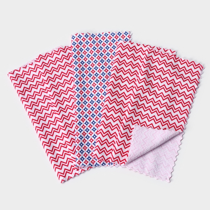 Салфетка новогодняя для уборки Доляна «С Новым Годом», 5 шт, 220 г/м², 30×30 см, микрофибра, цвет МИКС Салфетка новогодняя для уборки Доляна «С Новым Годом», 5 шт, 220 г/м², 30×30 см, микрофибра, цвет МИКС