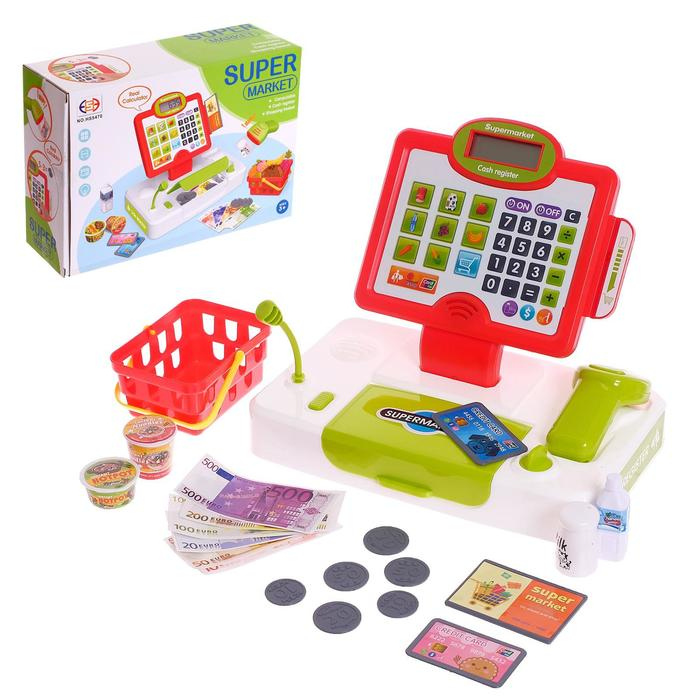 Касса-калькулятор «Магазин» с аксессуарами Касса-калькулятор «Магазин» с аксессуарами