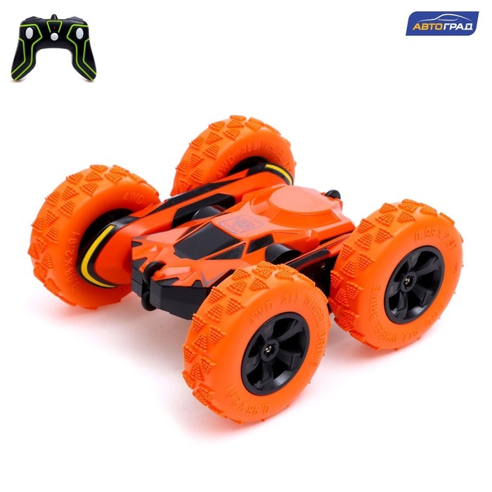 Машина-перевёртыш радиоуправляемая «Трюкач», работает от аккумулятора, цвет оранжевый Машина-перевёртыш радиоуправляемая «Трюкач», работает от аккумулятора, цвет оранжевый